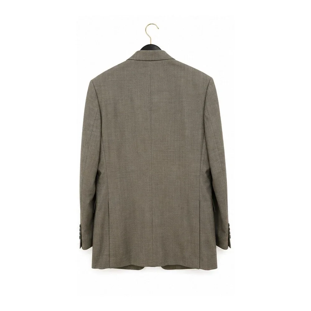 Alfani Men’s Taupe Wool Cashmere Blazer Sport Coat 40S